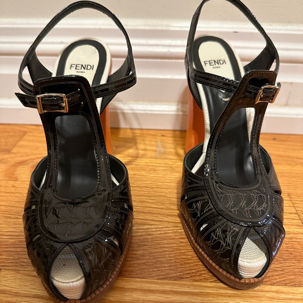 Fendi Block Heels